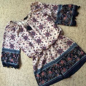 My Michelle Girls Romper Sz 7